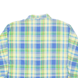 Womens Shirt Blue Check Long Sleeve XL