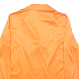 RASUREL Womens Plain Shirt Orange Long Sleeve S