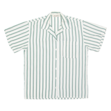 SCAPA Mens Shirt White Striped S