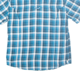 JACK WOLFSKIN Mens Shirt Blue Check S