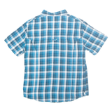 JACK WOLFSKIN Mens Shirt Blue Check S