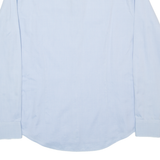 CALVIN KLEIN Slim Fit Mens Plain Shirt Blue Long Sleeve M