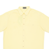 EMILIO STYLE Mens Plain Shirt Yellow XL