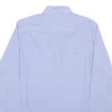 TOMMY HILFIGER Mens Shirt Blue Check Long Sleeve M