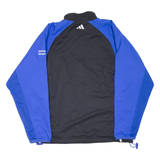 ADIDAS Mens Track Jacket Black Colourblock L