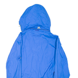 MAMMUT Womens Rain Jacket Blue Hooded S