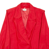 CREATIONS EDM Womens Blazer Coat Red S