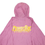 POWERBAR 1/4 Zip Womens Anorak Jacket Purple Nylon Hooded XL