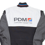 ULTIMA Mens Track Jacket Black Colourblock L