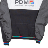 ULTIMA Mens Track Jacket Black Colourblock L