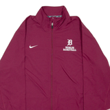 NIKE Deshler Basketball Mens Track Jacket Maroon XL
