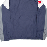 REEBOK X NFL DENVER BRONCOS Mens Track Jacket Blue USA Colourblock L