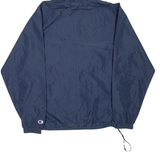 CHAMPION Mens Pullover Jacket Blue Hooded S