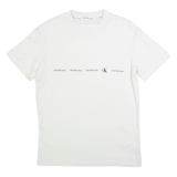 CALVIN KLEIN JEANS Mens T-Shirt Green M