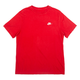 NIKE Mens T-Shirt Red M
