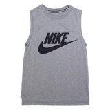 NIKE Womens Vest Grey Sleeveless XS