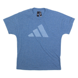 ADIDAS Womens T-Shirt Blue S