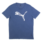 PUMA Mens T-Shirt Blue M
