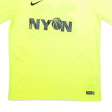 NIKE Nylon Mens Football Shirt Jersey Yellow L