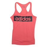 ADIDAS Womens Vest Pink Sleeveless S