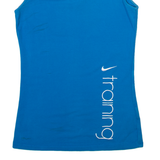 NIKE Training Womens Vest Blue Sleeveless S