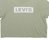 LEVI'S Cropped Womens T-Shirt Green M