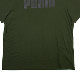 PUMA Mens T-Shirt Green 2XL