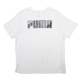 PUMA Mens T-Shirt White XL