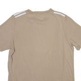 ADIDAS Mens T-Shirt Beige M
