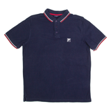 FILA Mens Polo Shirt Blue S