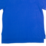 POLO RALPH LAUREN Custom Fit Mens Polo Shirt Blue Long Sleeve L