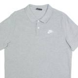 NIKE Mens Polo Shirt Grey L