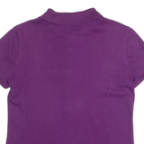 LACOSTE Womens Polo Shirt Purple M