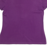 LACOSTE Womens Polo Shirt Purple M