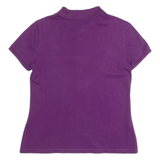 LACOSTE Womens Polo Shirt Purple M