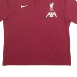NIKE DRI-FIT Mens Polo Shirt Maroon XL