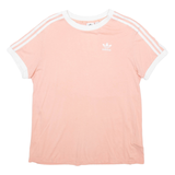 ADIDAS Womens T-Shirt Pink UK 6