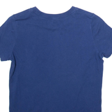 CONVERSE Womens T-Shirt Blue XXS