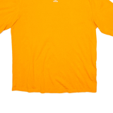 ADIDAS Womens T-Shirt Orange UK 8