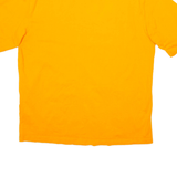 ADIDAS Womens T-Shirt Orange UK 8