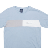 CHAMPION Mens T-Shirt Blue 2XL
