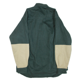 WOOLRICH Mens Plain Shirt Green Long Sleeve L