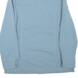 LEE Lined Mens Plain Shirt Blue Long Sleeve L