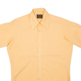 Mens Plain Shirt Orange XL