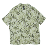 H&M Palm Trees Mens Shirt Green M