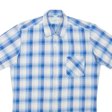 Mens Shirt Blue Check M