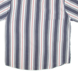 Mens Shirt Grey Striped M