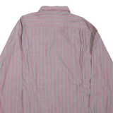 Mens Shirt Purple Striped Long Sleeve XL