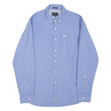 PEPE JEANS Mens Shirt Blue Striped Long Sleeve S