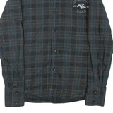G-STAR Mens Shirt Grey Check Long Sleeve L